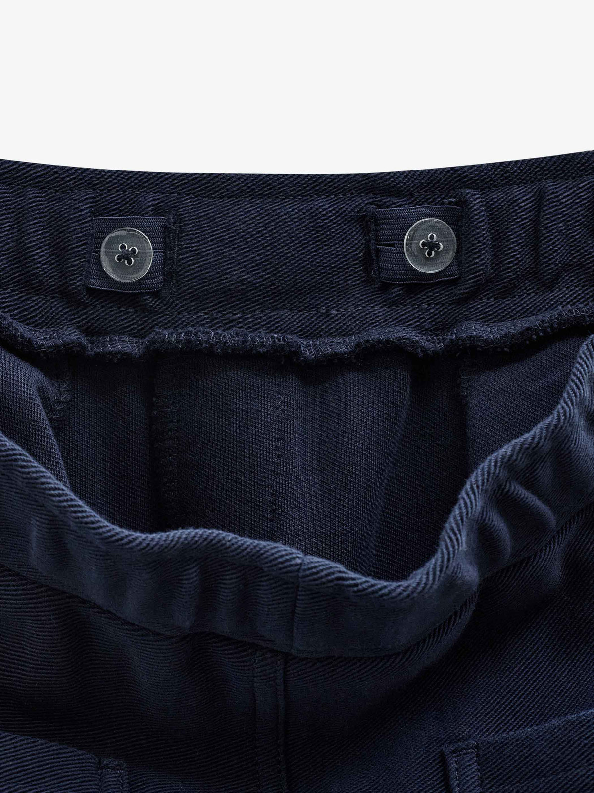 Cargo-joggingbukser i struktureret sweatkvalitet Tween - Navy | 101511 Wilder