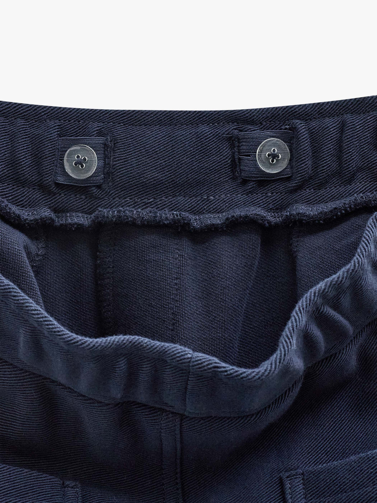Cargo-joggingbukser i struktureret sweatkvalitet Tween - Navy | 101511 Wilder
