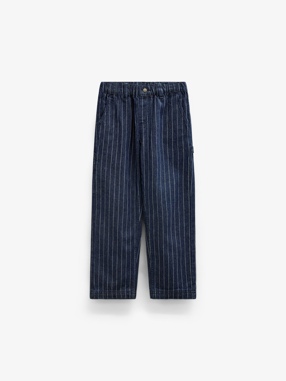 Nålestribede cargo jeans med løs pasform Tween - Dark Blue | 101516 Austin