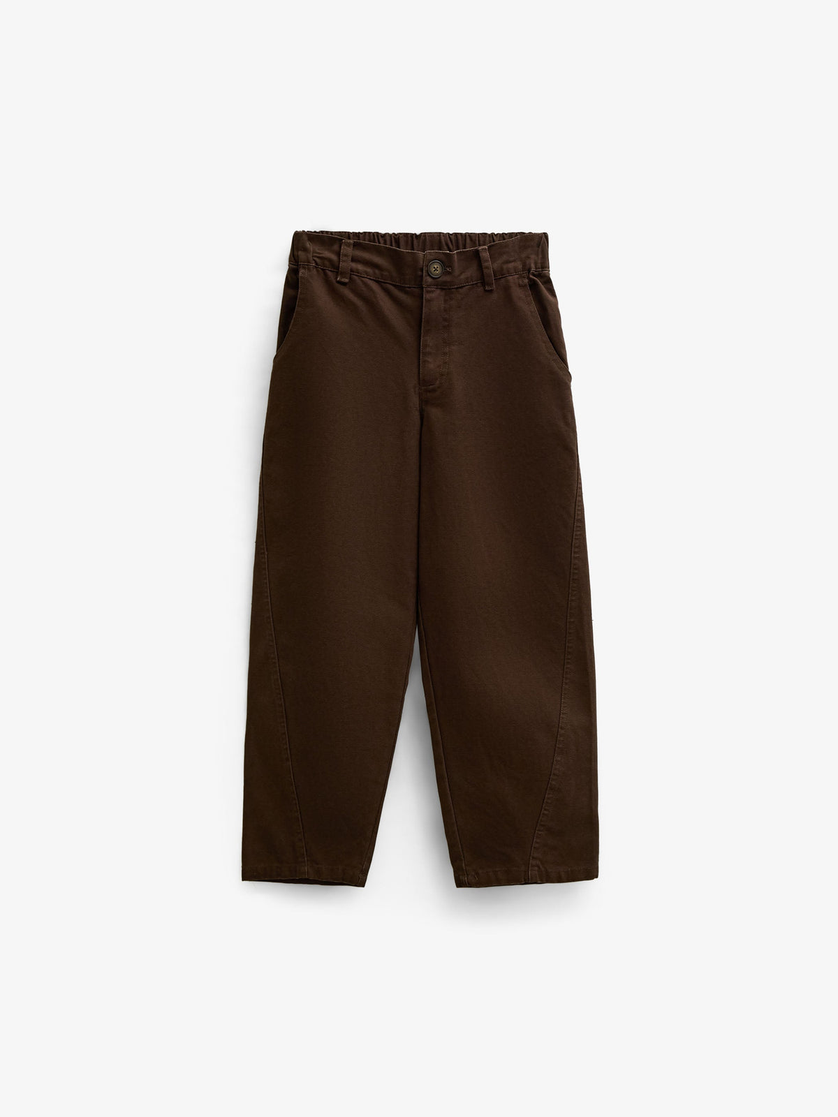 Baggy canvas bukser Tween - Dark Brown | 101528 Jenna