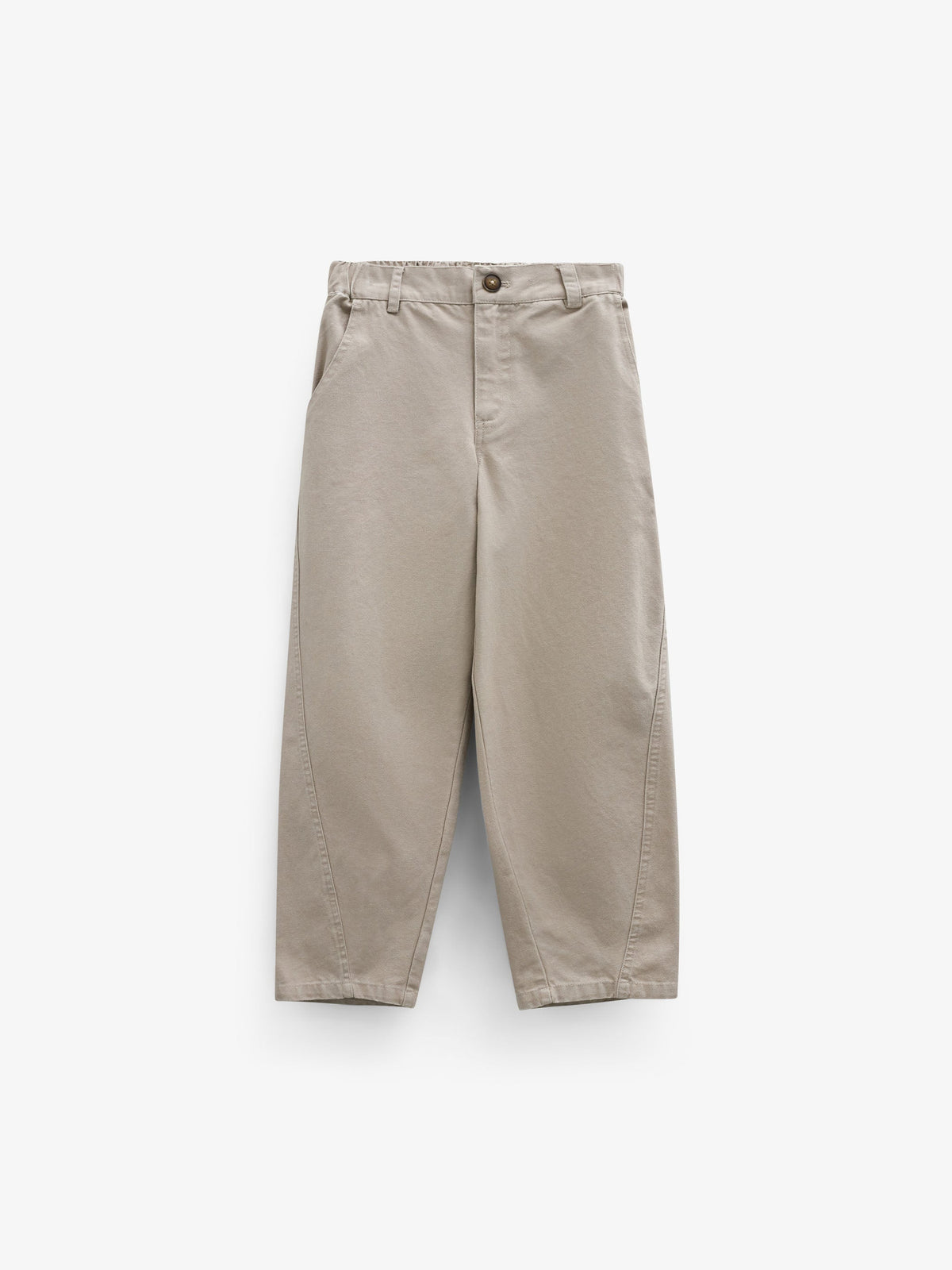 Baggy canvas bukser Tween - Light Beige | 101530 Jenna