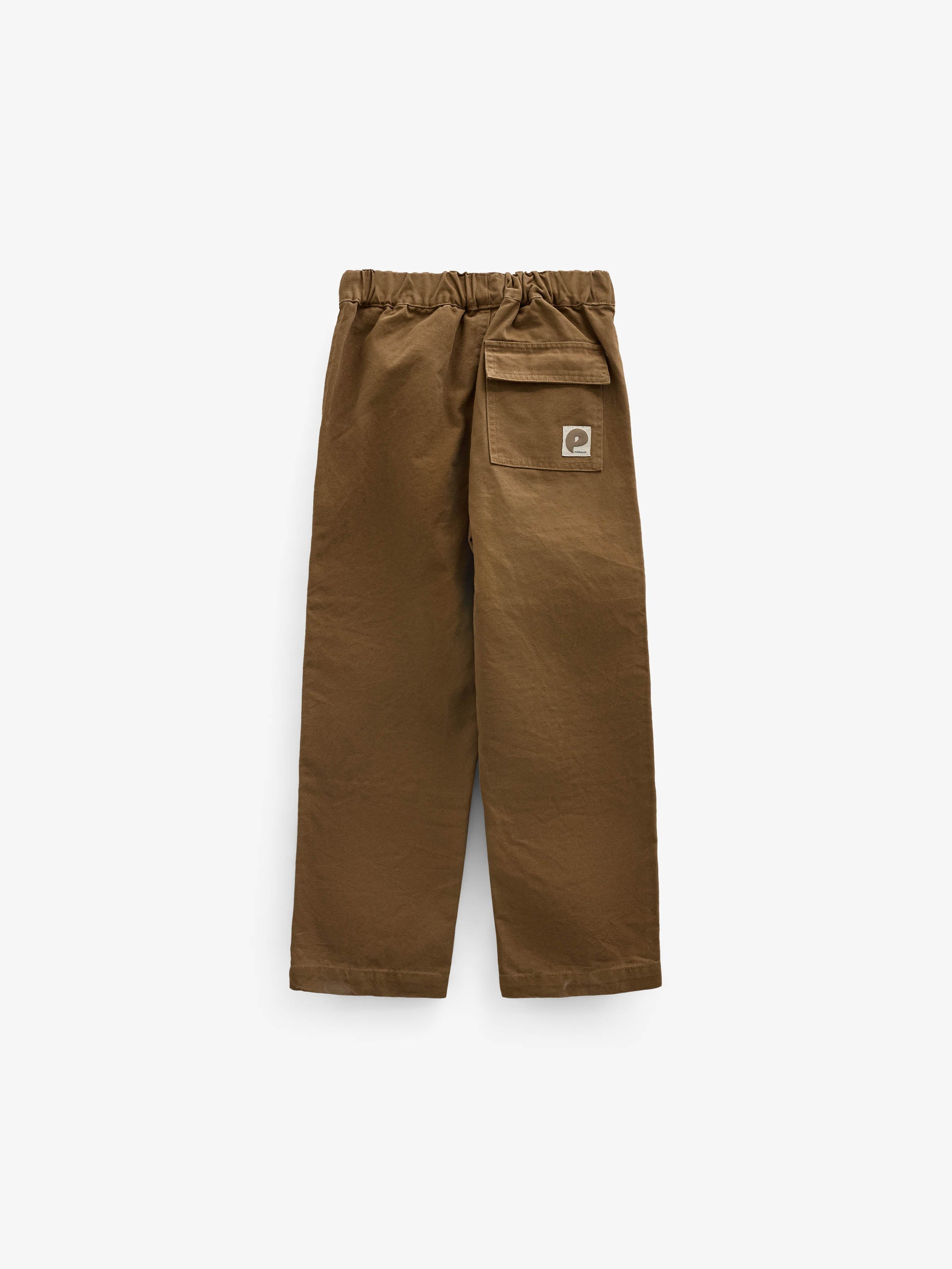 Canvasbukser med påsatte lommer Tween - Light Brown | 101534 Greyson