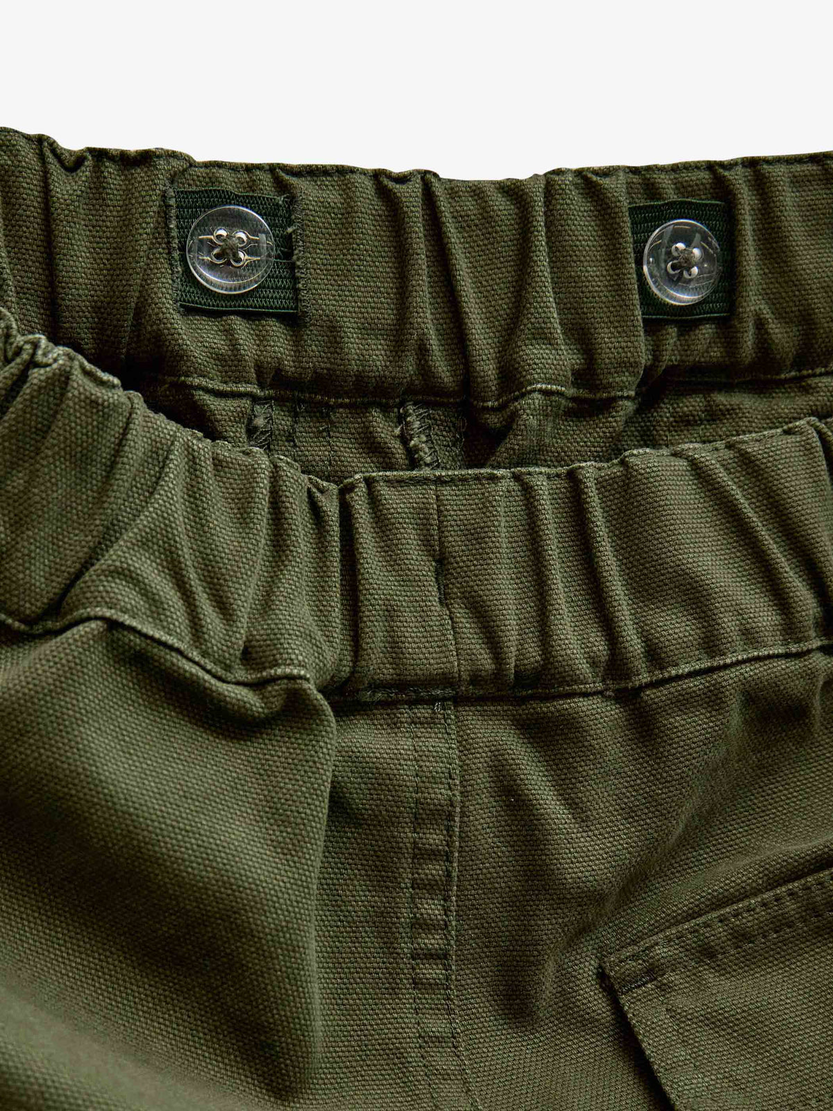 Canvasbukser med påsatte lommer Tween - Moss Green | 101536 Greyson