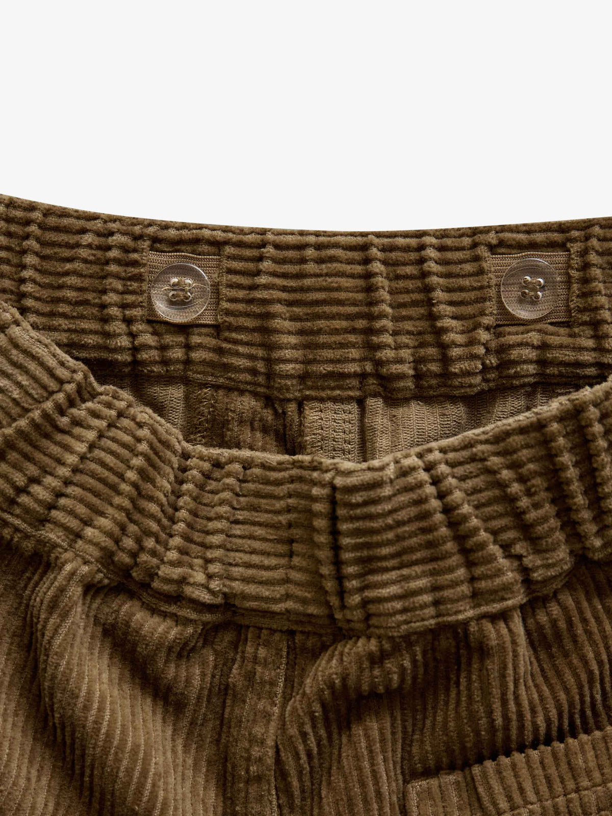 Fløjlsbukser med påsatte lommer Tween - Khaki | 101538 Reed