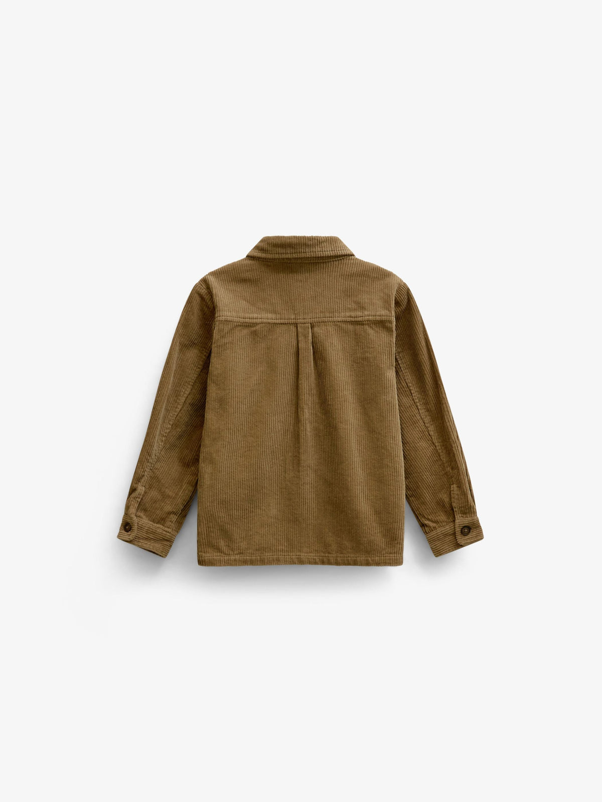 Fløjls-overshirt med påsatte lommer Kids - Khaki | 101539 Reed