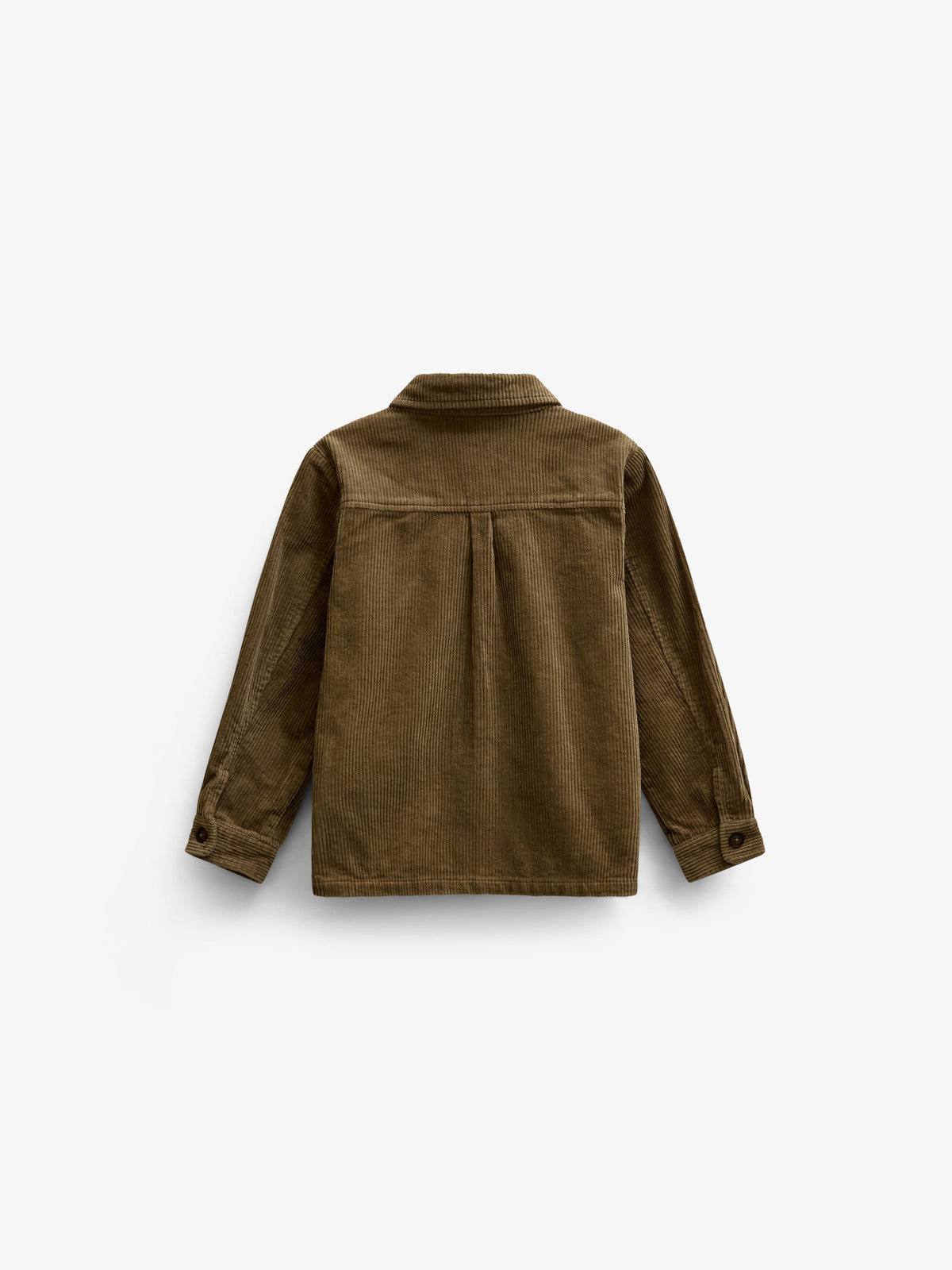 Fløjls-overshirt med påsatte lommer Tween - Khaki | 101540 Reed