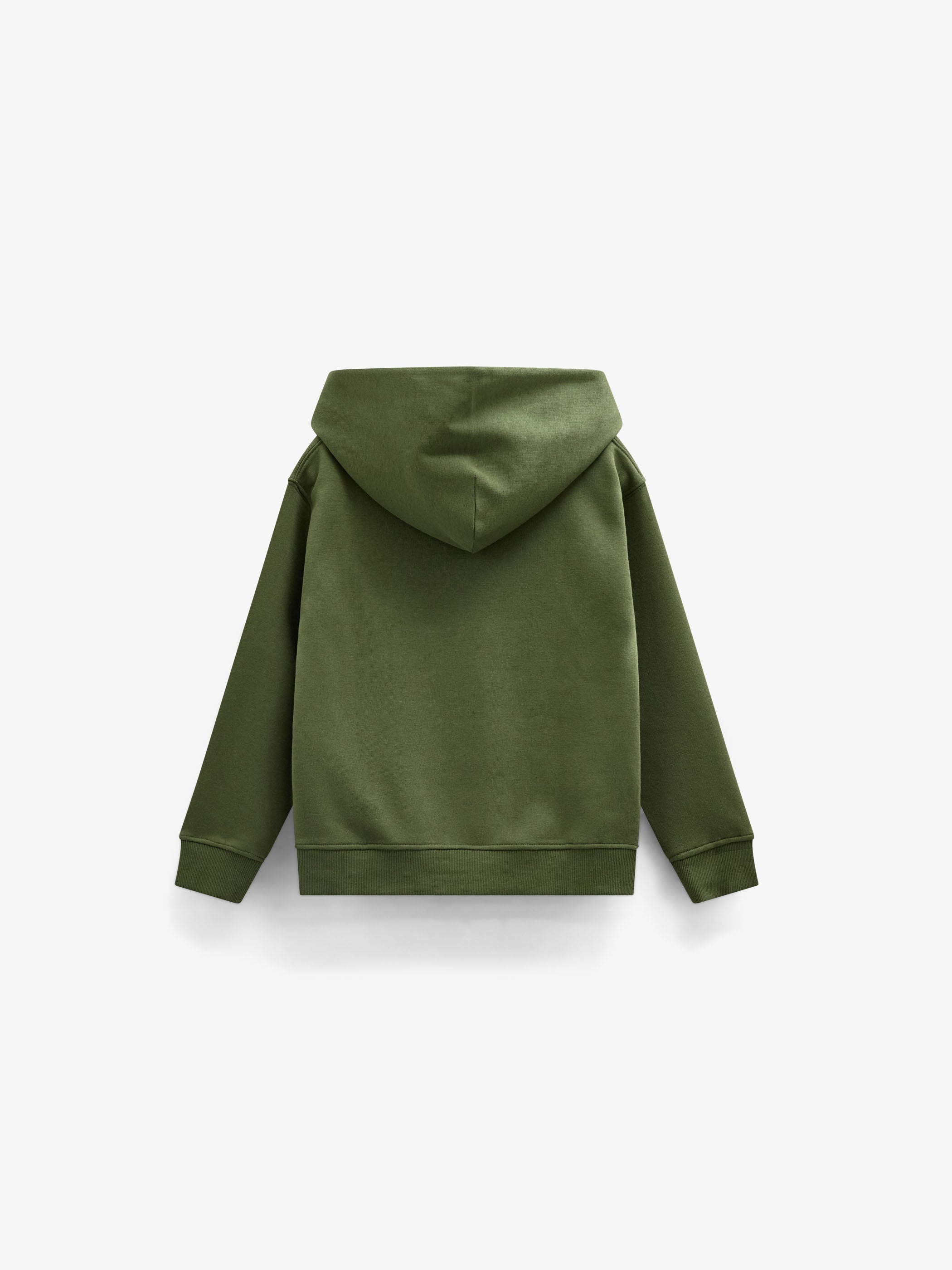 Hoodie med smiley broderi Tween - Moss Green | 101582 Andrew