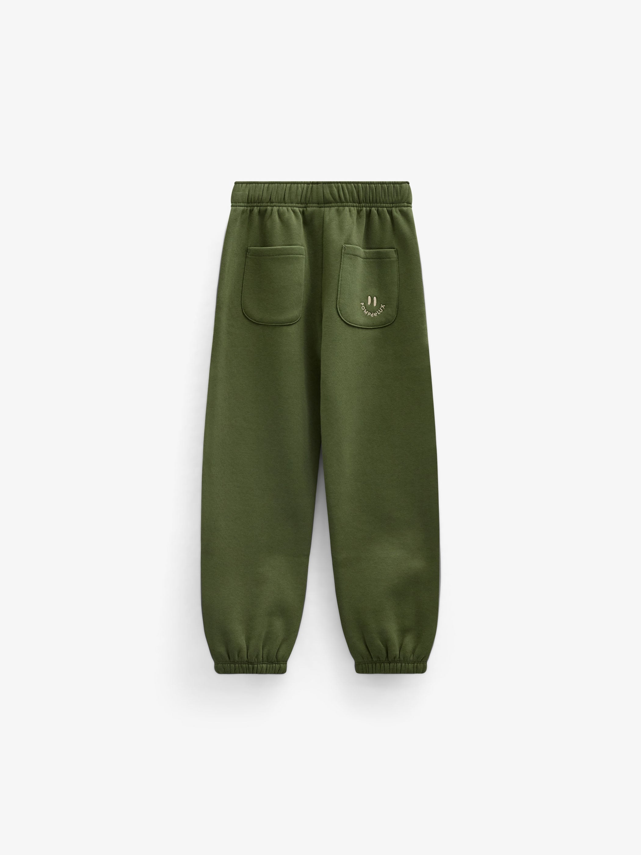 Joggingbukser med smiley broderi Tween - Moss Green | 101588 Andrew