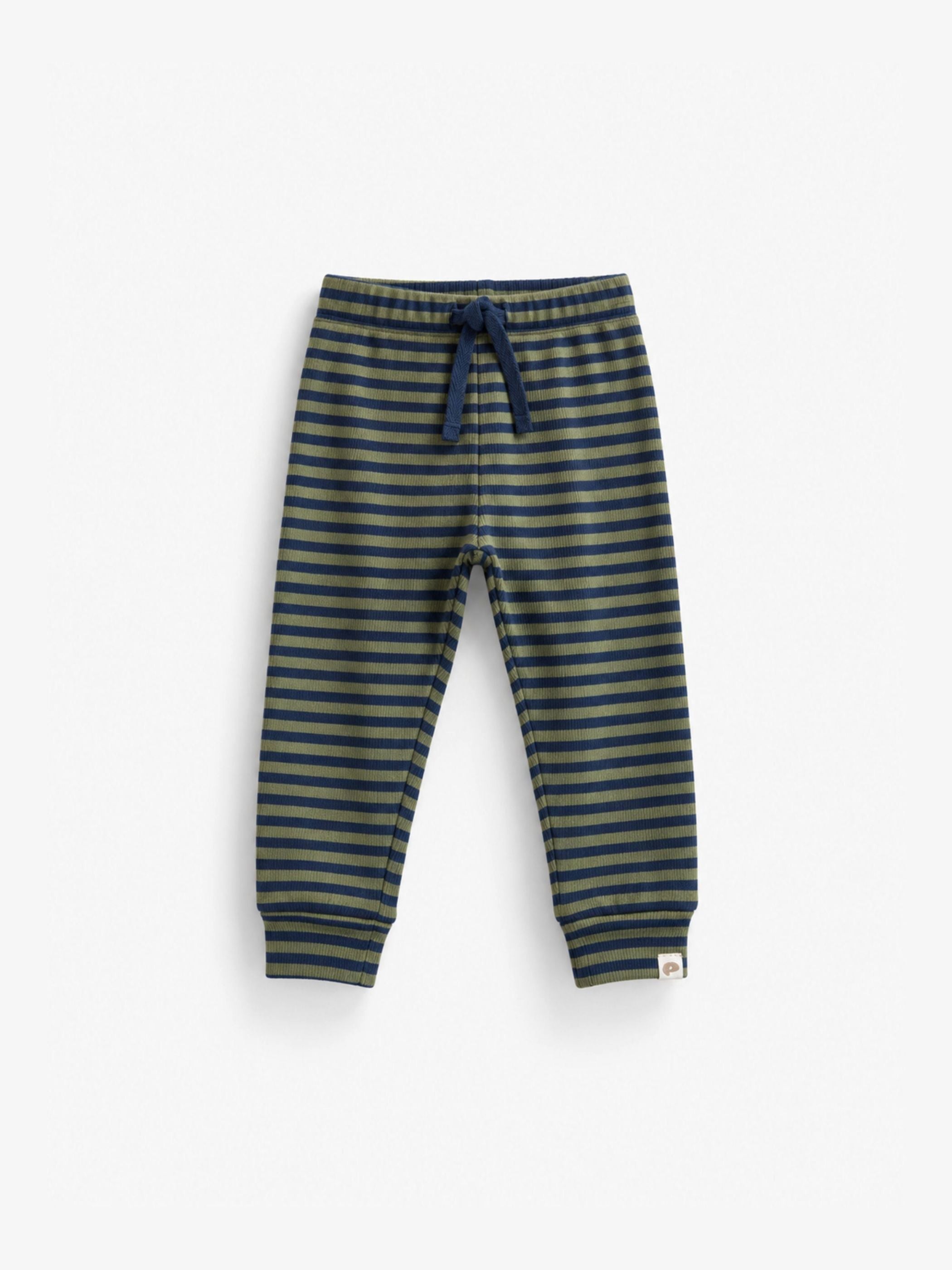 Ribbede bukser Kids - Moss Green/Navy Stripe | 101605 Conrad