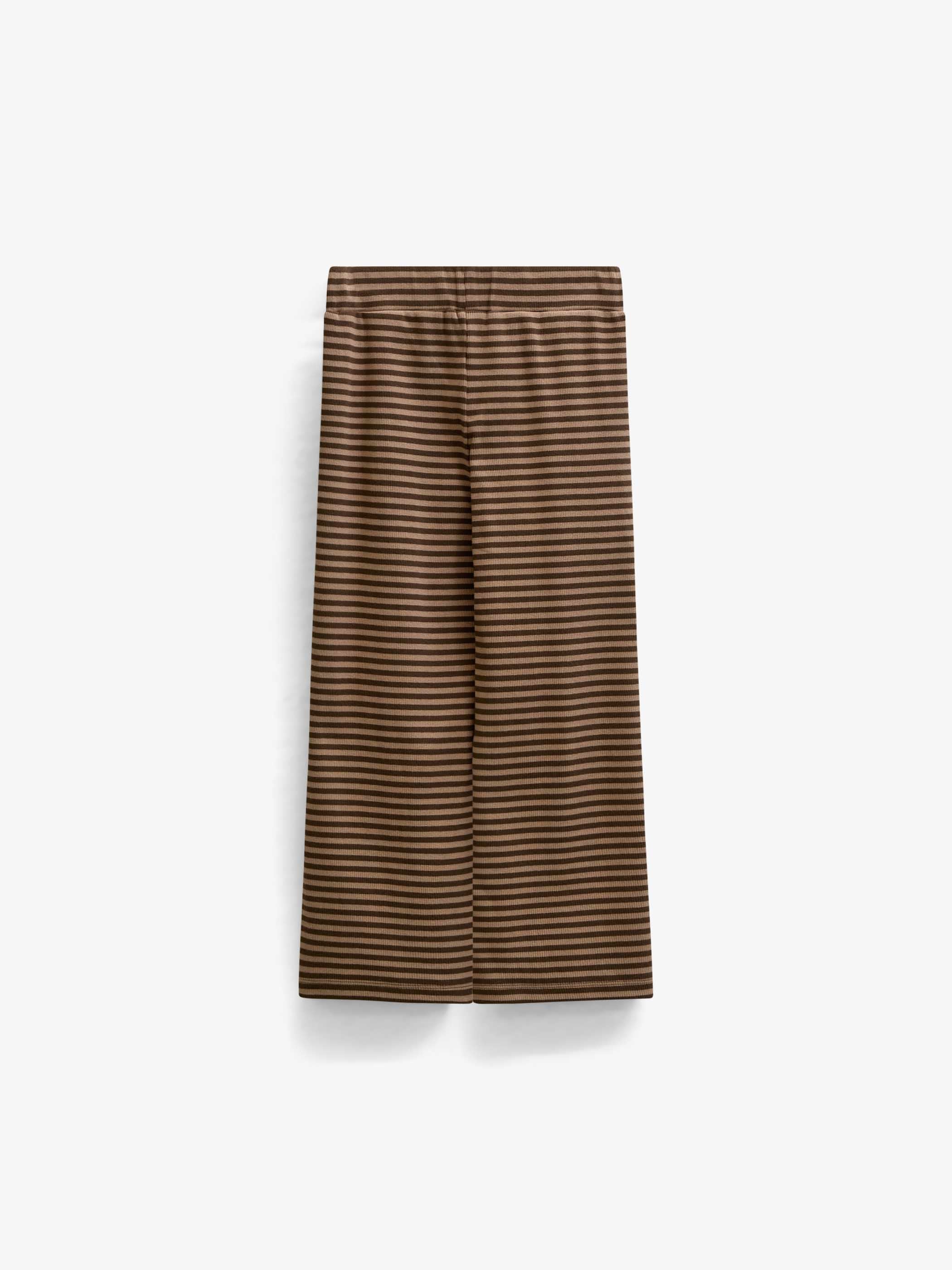 Stribede ribbukser med vide ben Tween - Brown/Light Brown | 101606 Gloria
