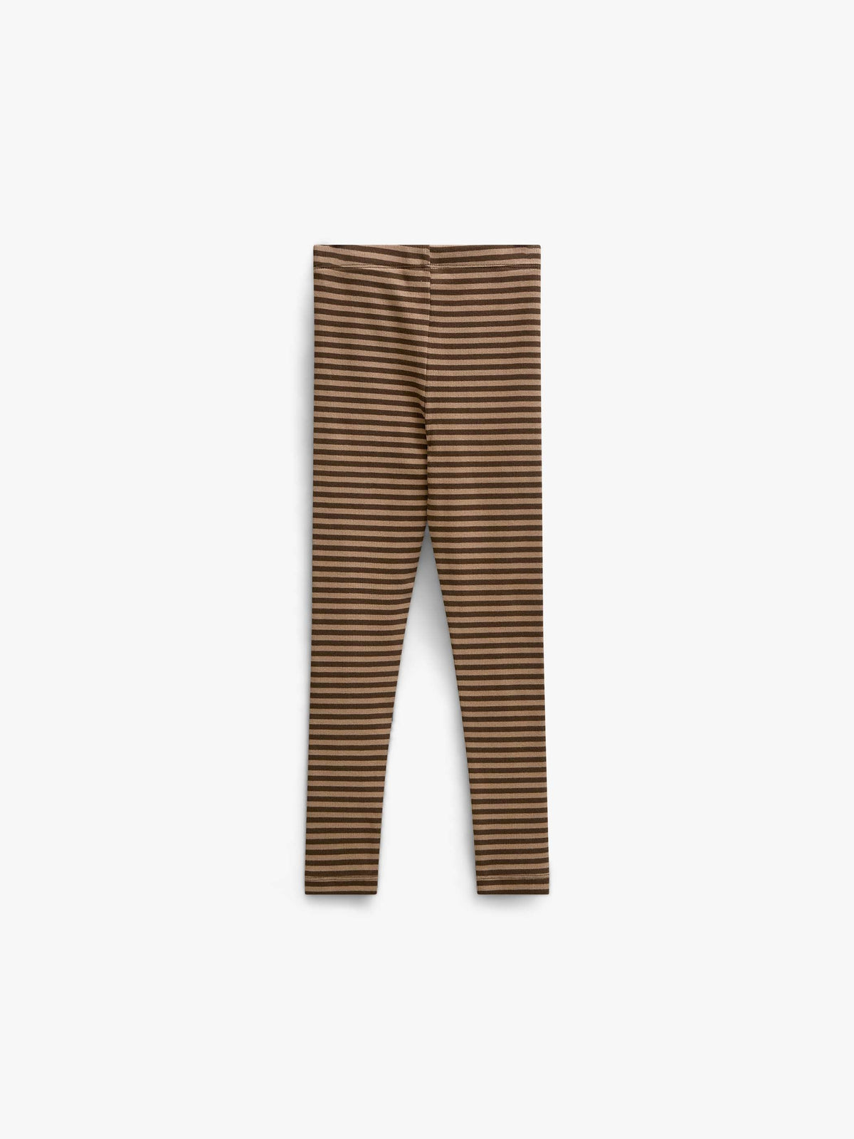 Stribede ribleggings Tween - Brown/Light Brown | 101611 Gloria
