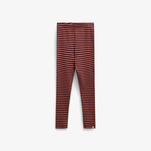 Stribede ribleggings Tween - Dusty Rose/Bordeaux | 101613 Gloria