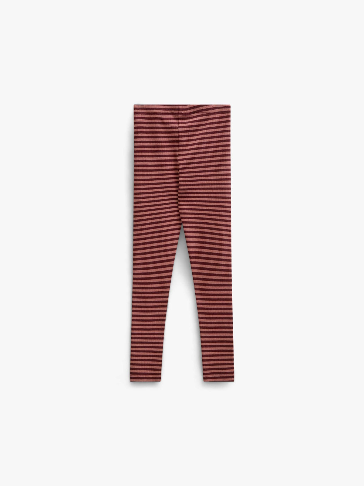 Stribede ribleggings Tween - Dusty Rose/Bordeaux | 101613 Gloria