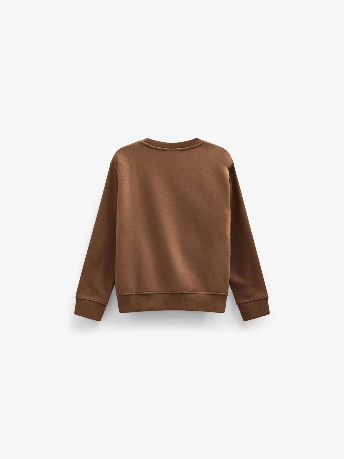 Rundhalset sweatshirt med frottébroderi Tween - Toffee | 101621 Joel