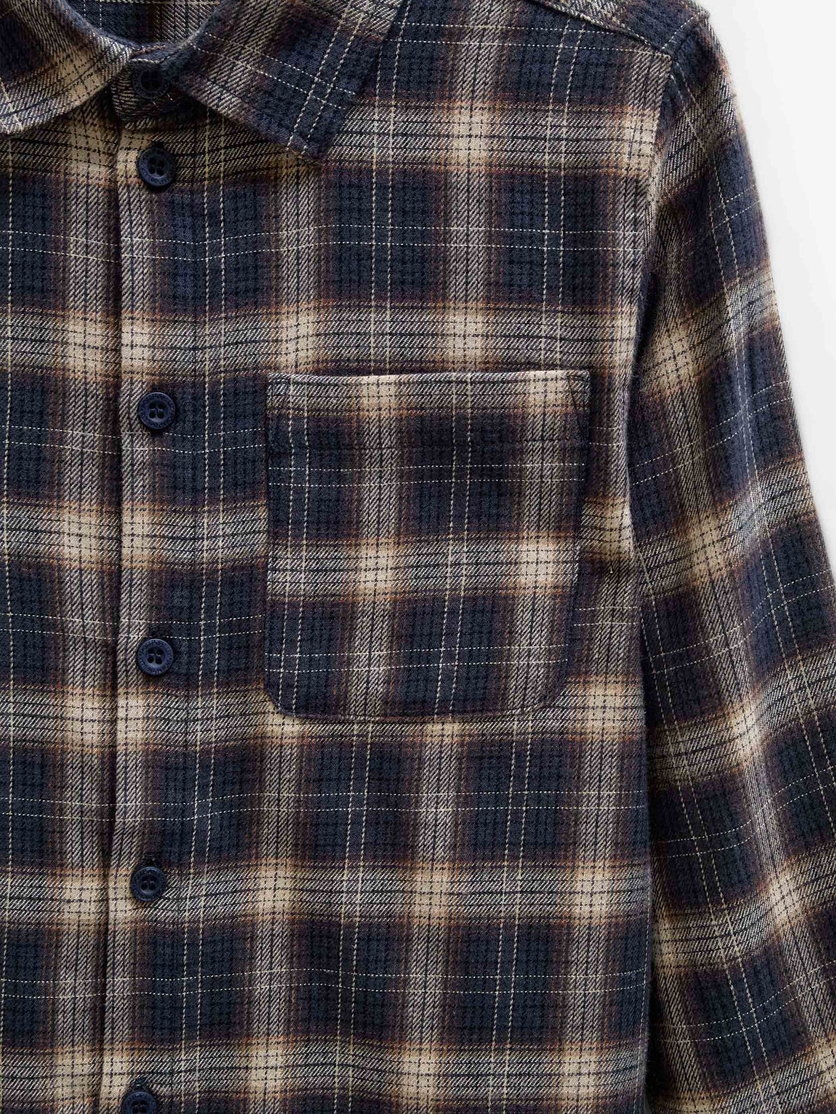 Ternet flannelskjorte Kids - Navy/Beige | 101649 Edwin