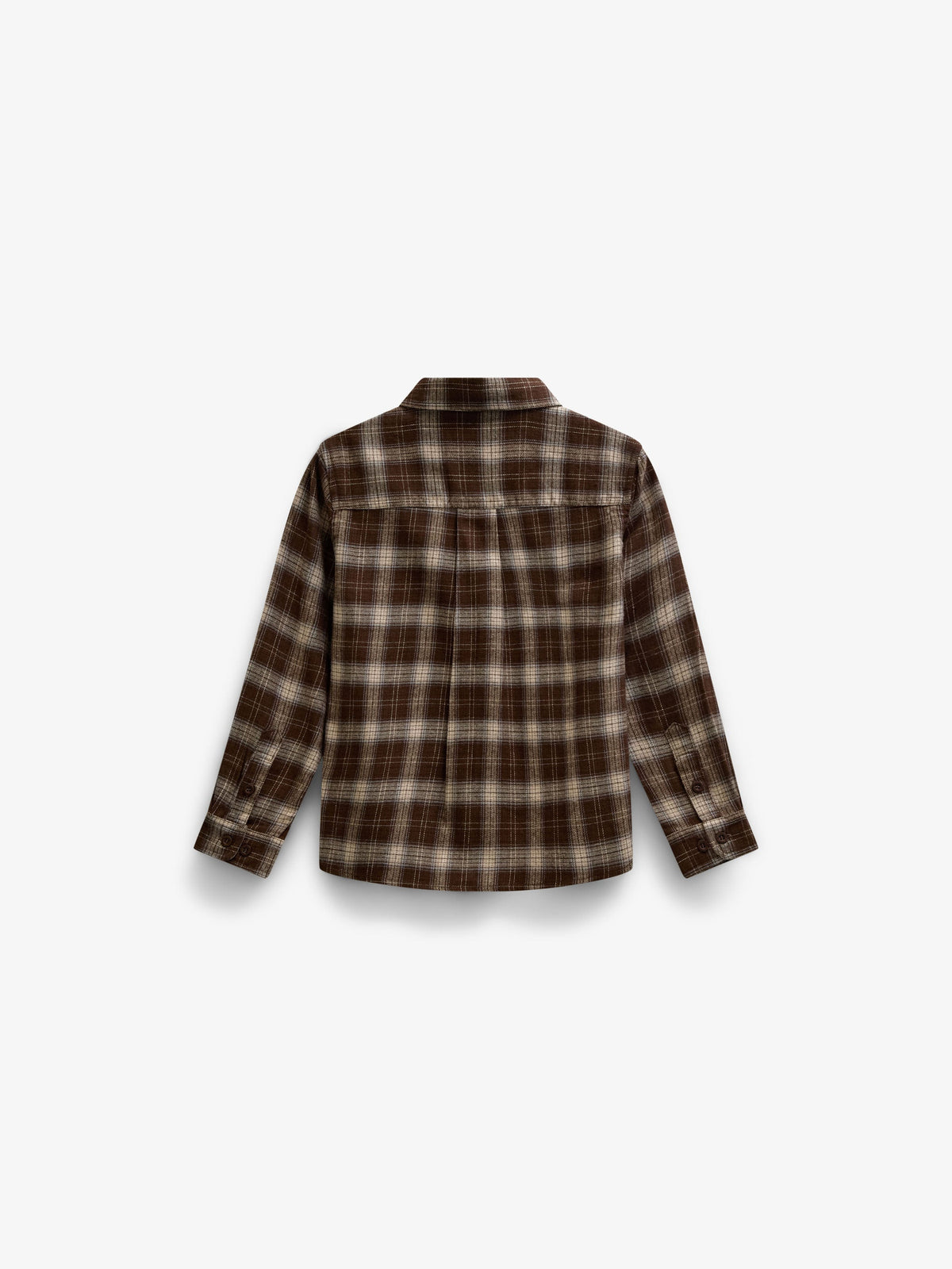 Ternet flannelskjorte Kids - Brown/Navy | 101651 Edwin