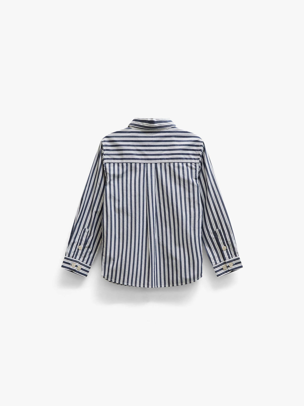 Stribet bomuldsskjorte Tween - Navy Stripe | 101654 Milo