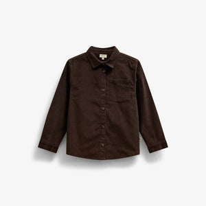 Fløjlsskjorte Tween - Dark Brown | 101656 Jonny