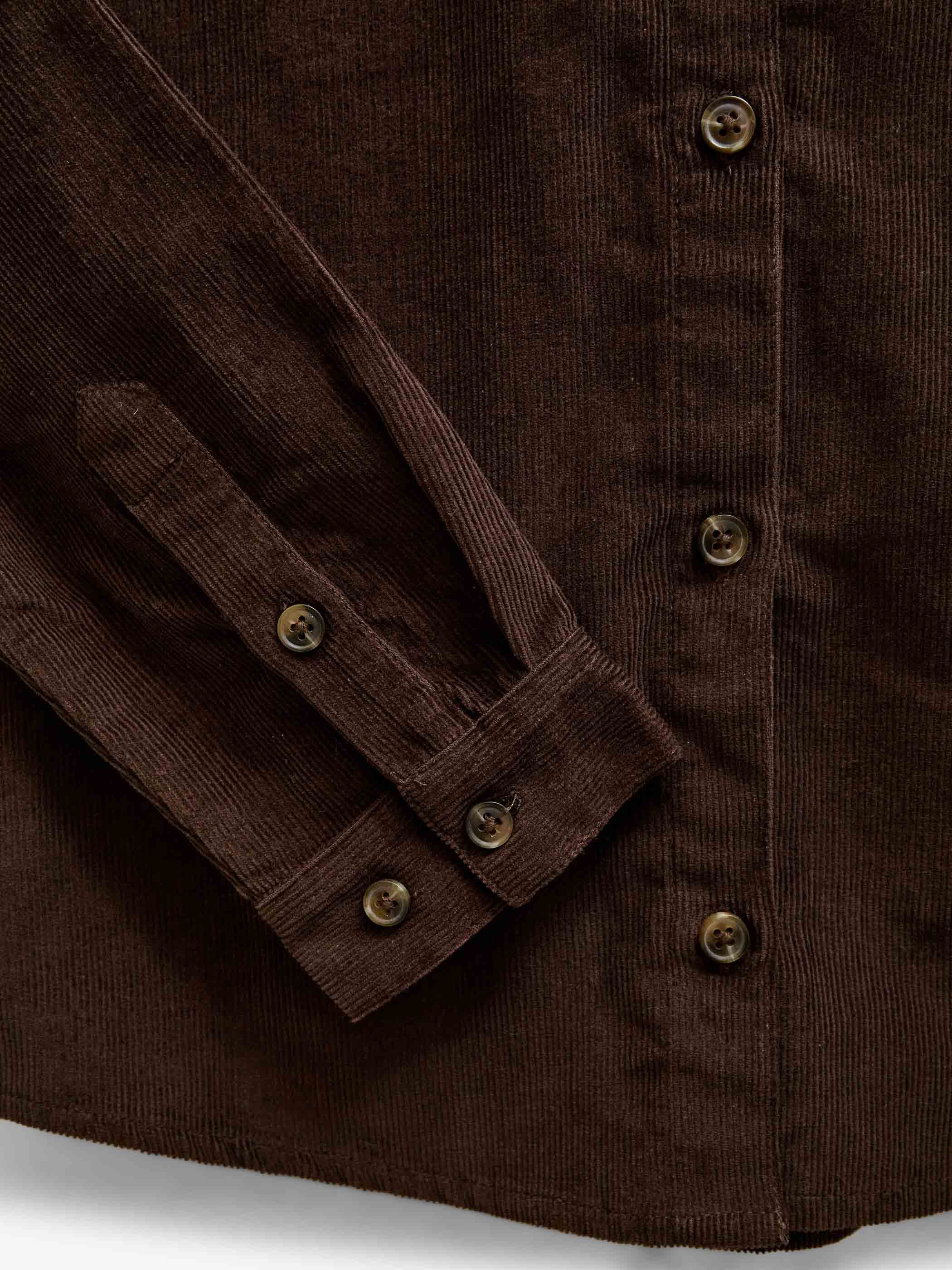 Fløjlsskjorte Tween - Dark Brown | 101656 Jonny