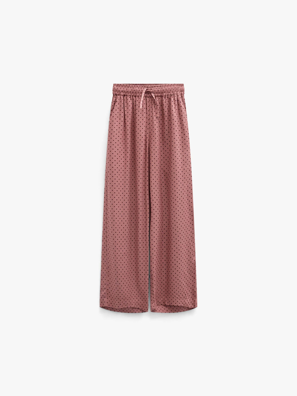 Prikkede bukser i viskose Tween - Dusty Rose/Bordeaux | 101659 Feline
