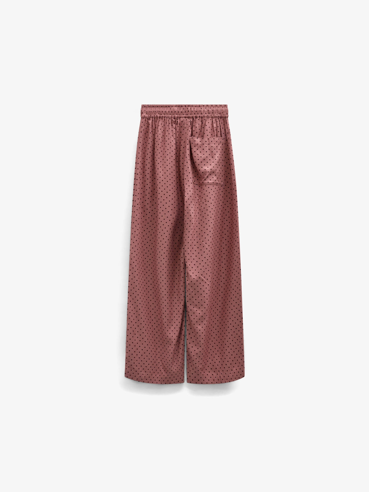 Prikkede bukser i viskose Tween - Dusty Rose/Bordeaux | 101659 Feline