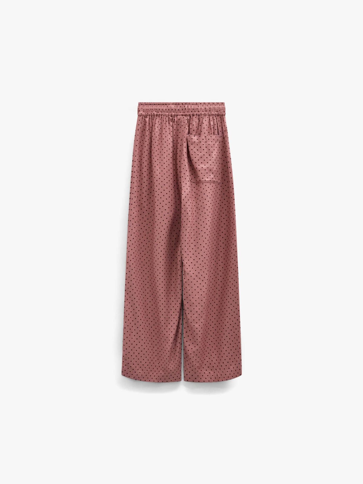Prikkede bukser i viskose Tween - Dusty Rose/Bordeaux | 101659 Feline