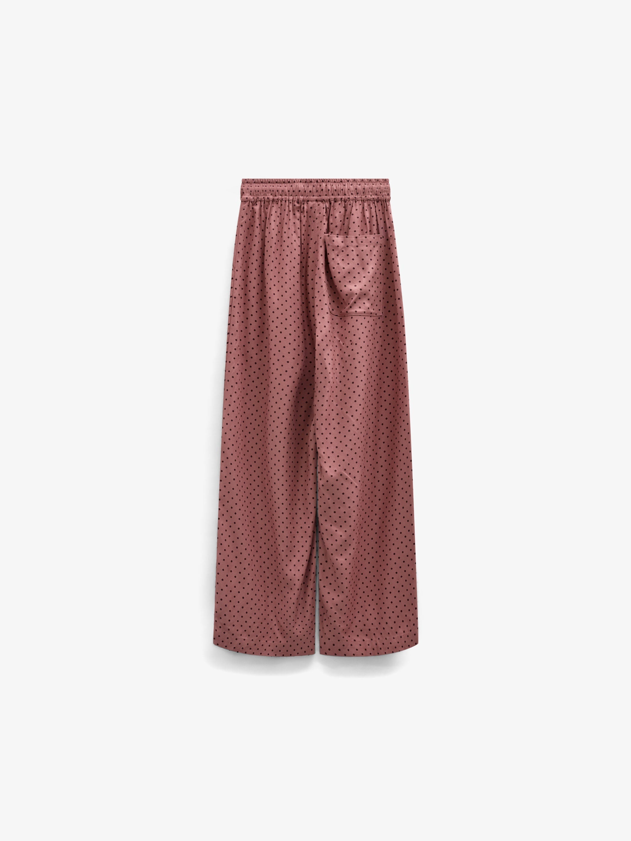 Prikkede bukser i viskose Tween - Dusty Rose/Bordeaux | 101659 Feline
