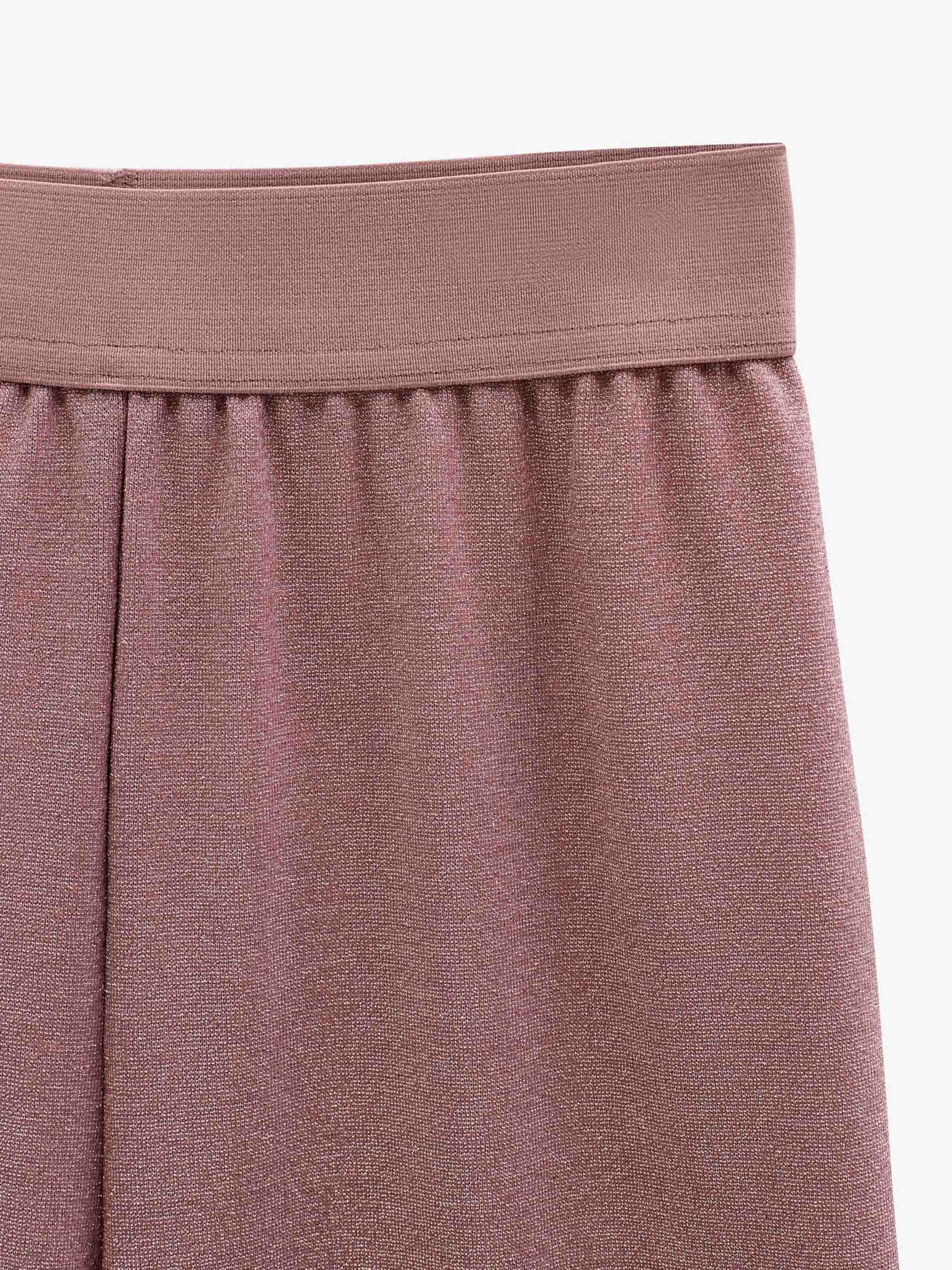 Bukser med lurex Tween - Dusty Rose | 101670 Helen