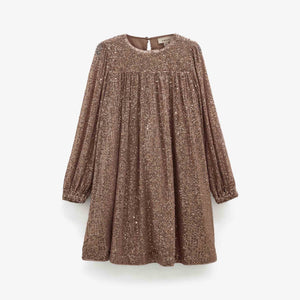 Pailletkjole Kids - Light Brown | 101675 Amber