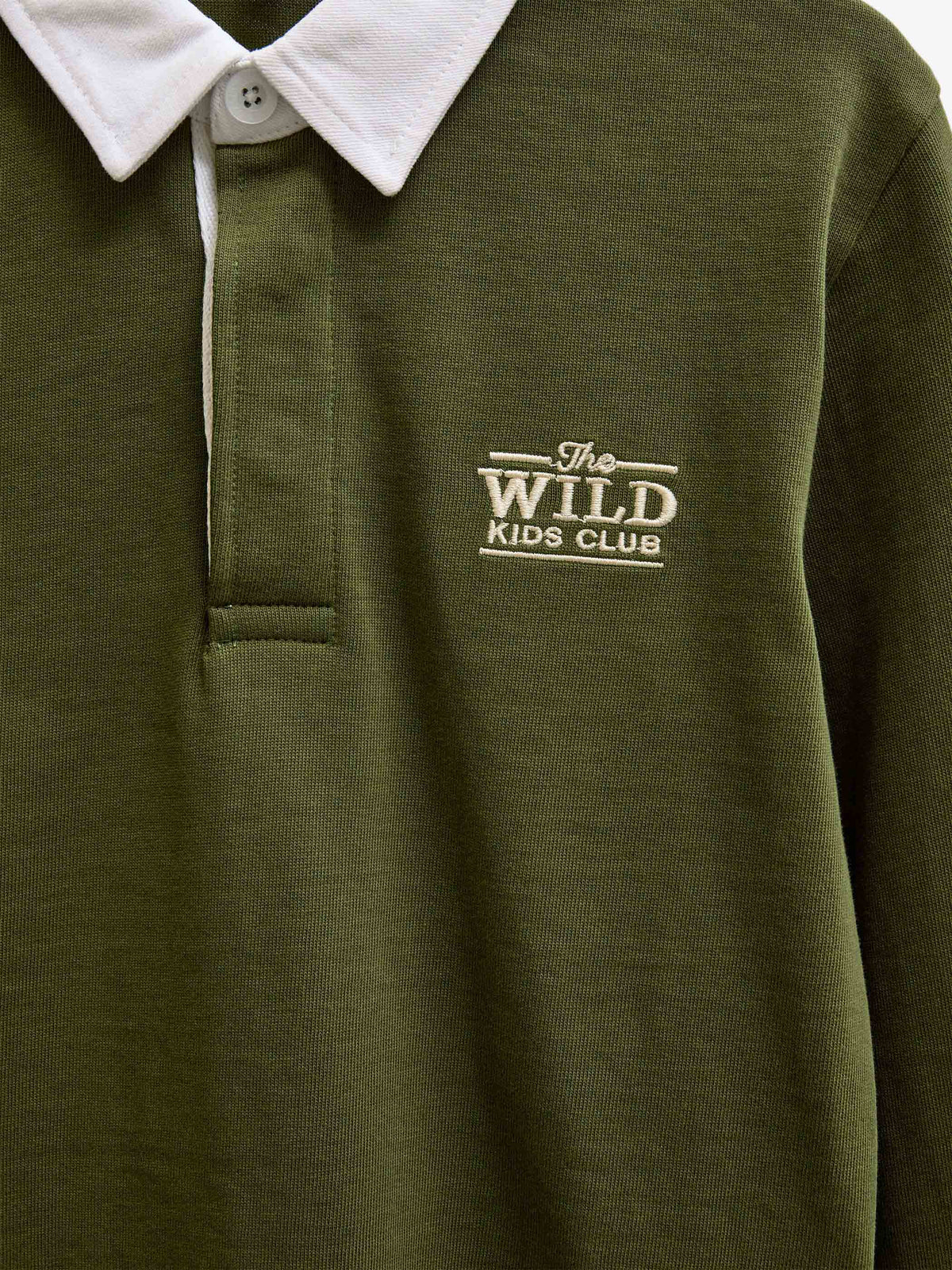 Langærmet jerseypolo Kids - Moss Green | 101691 Ruben