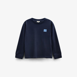 Langærmet T-shirt Kids - Navy | 101705 Kobe