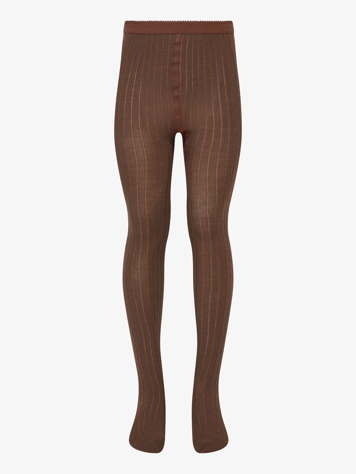 MP Ribstrikkede strømpebukser i uld - All - Light Brown | 101719 MP 128