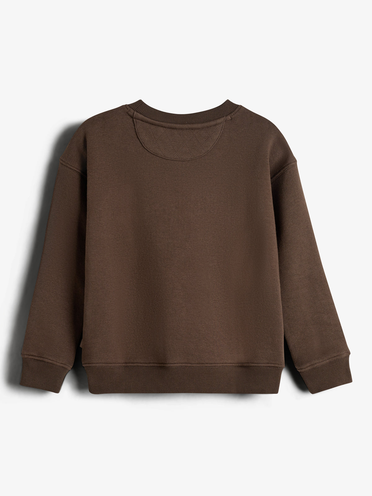 Sweatshirt med Fox Badge - Kids - Dark Earth