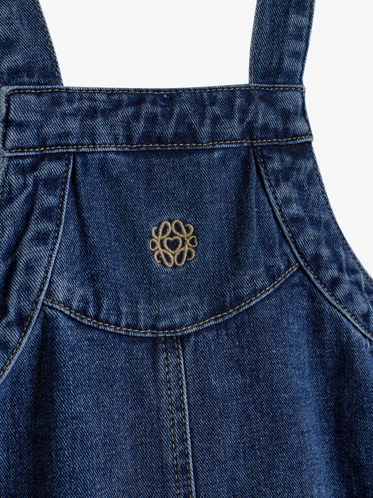 Spencer-kjole i denim - Kids - Dark Blue Denim