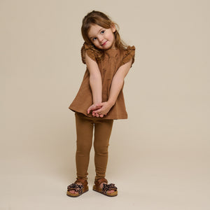 Leggings i modalrib - Kids - Coconut | 101324 Lottie