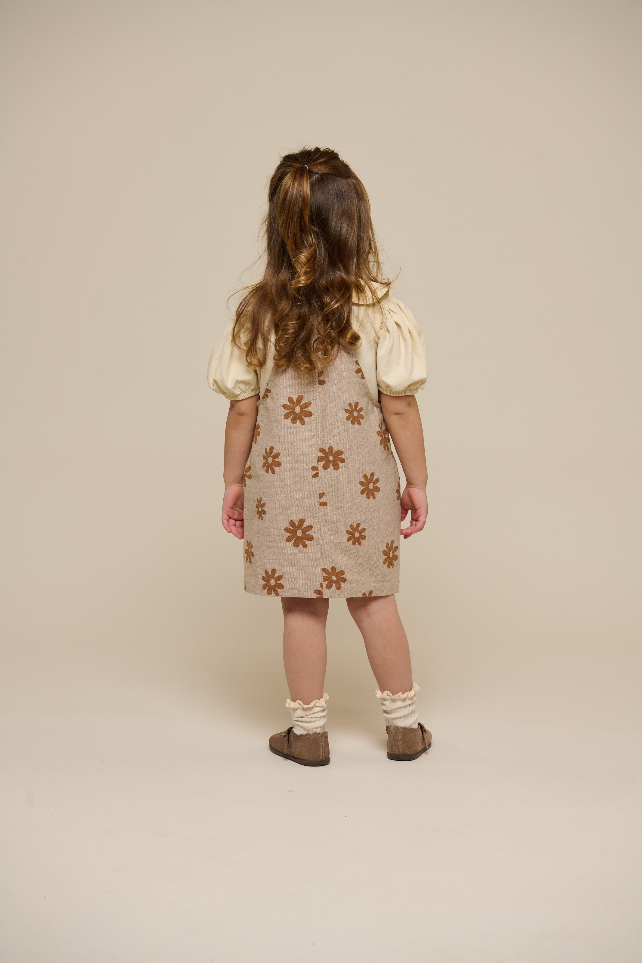 Printet bomuldsspencer - Kids - Sand | 101209 Molly