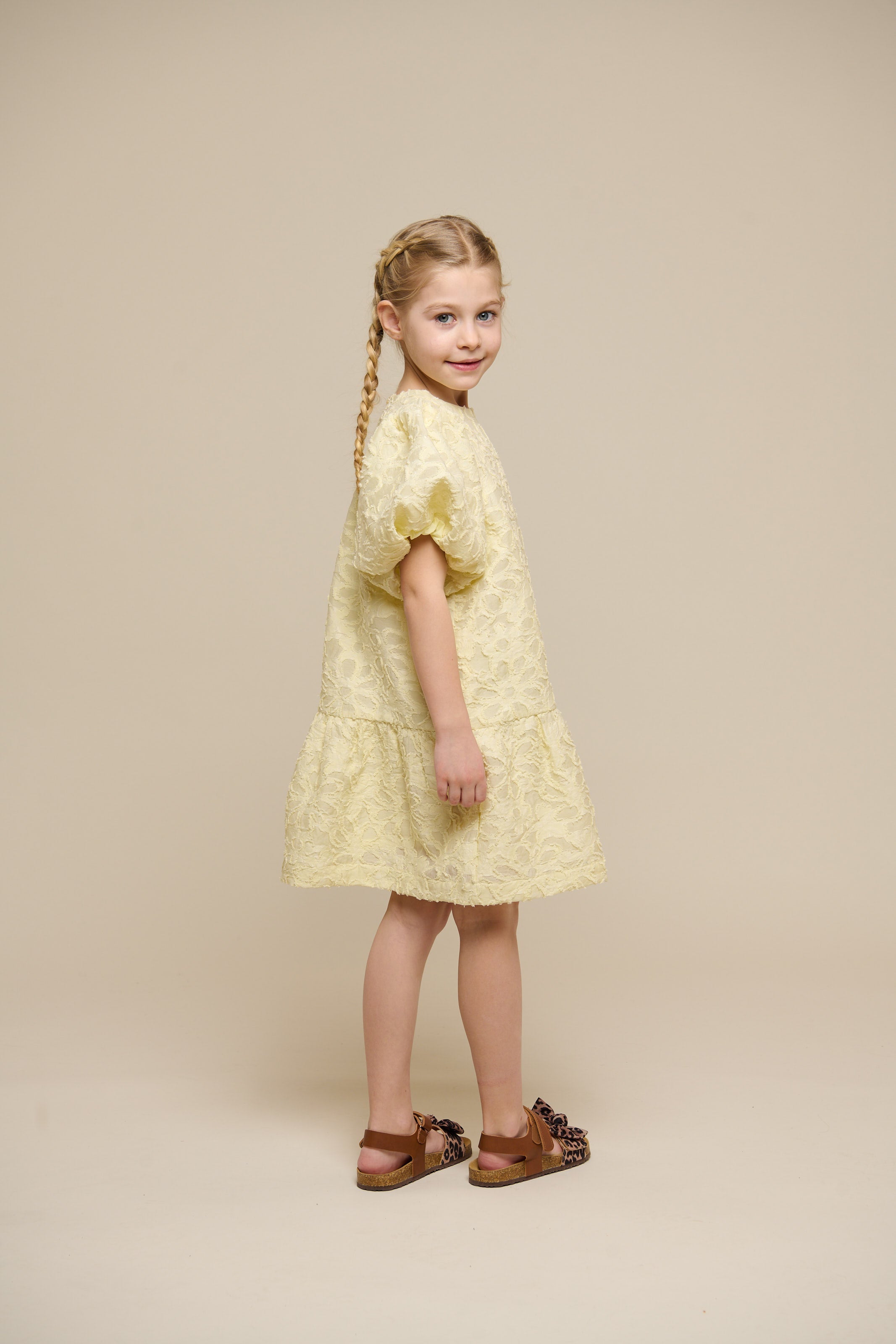 Jacquardkjole i bomuldsblanding - Tween - Sunlight | 100993 Giselle