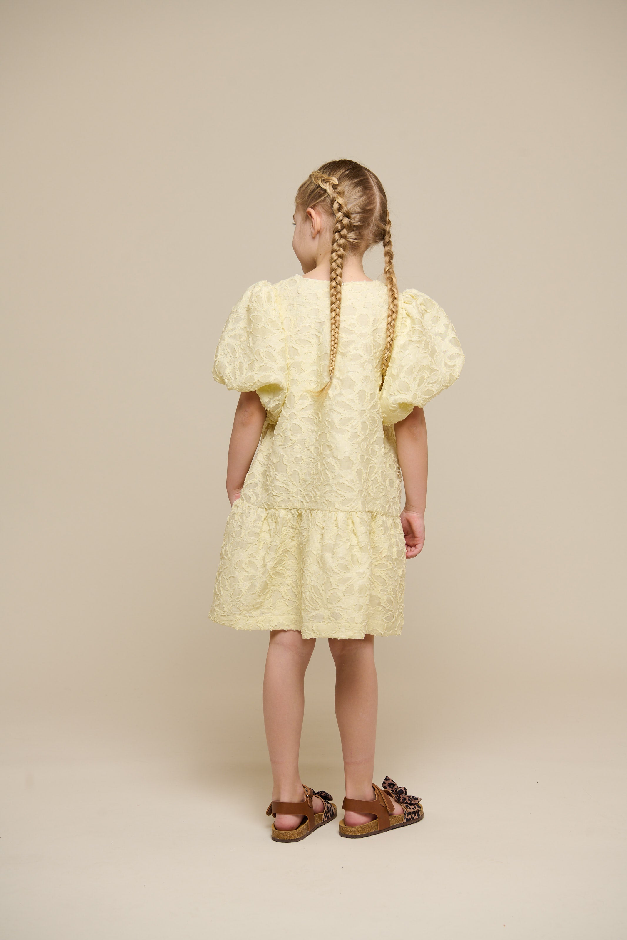 Jacquardkjole i bomuldsblanding - Tween - Sunlight | 100993 Giselle