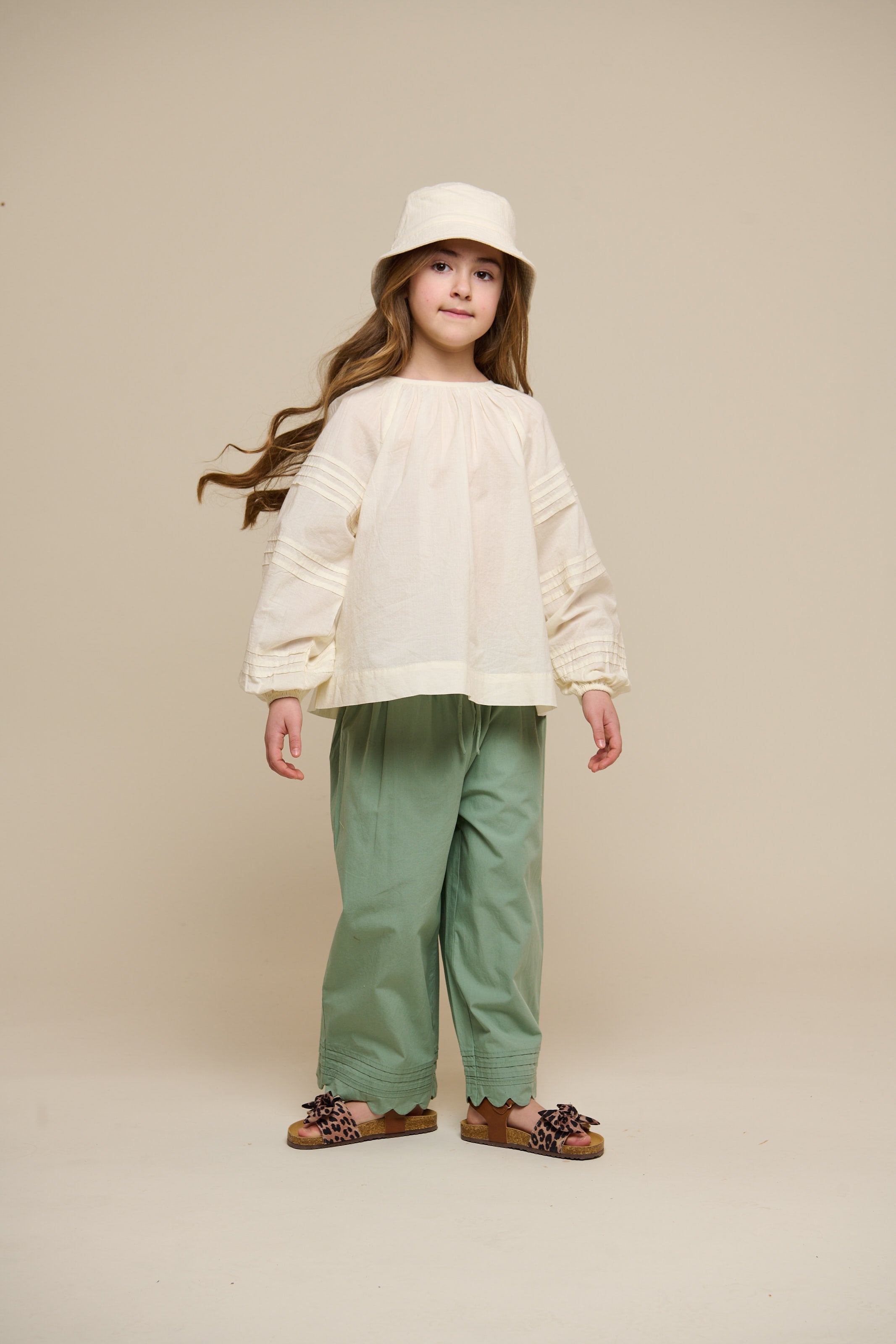 Langærmet bluse - Tween - Offwhite | 100989 Willa