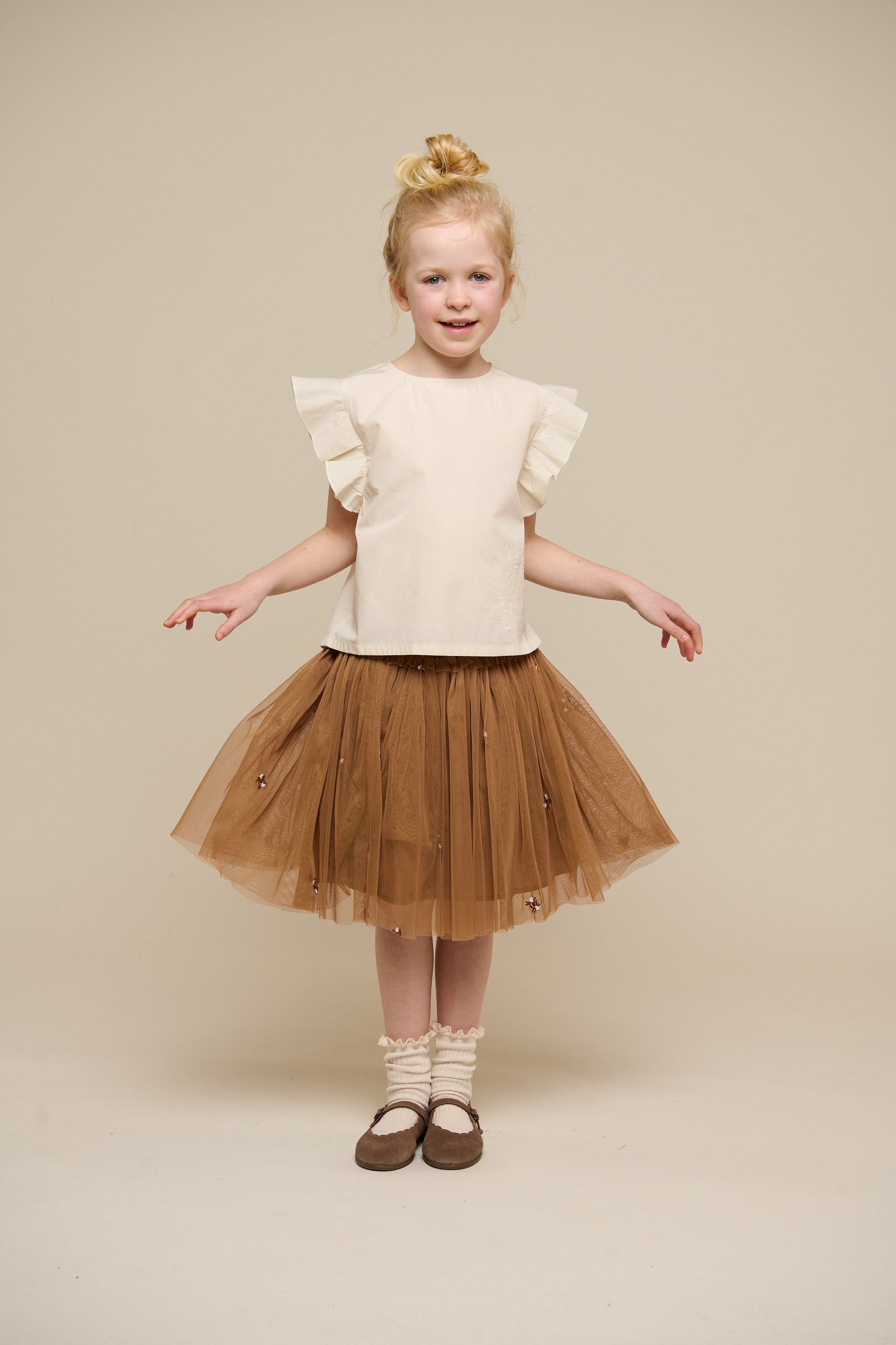 Honeybee Tylskørt - Tween - Coconut | 100969 Daisy