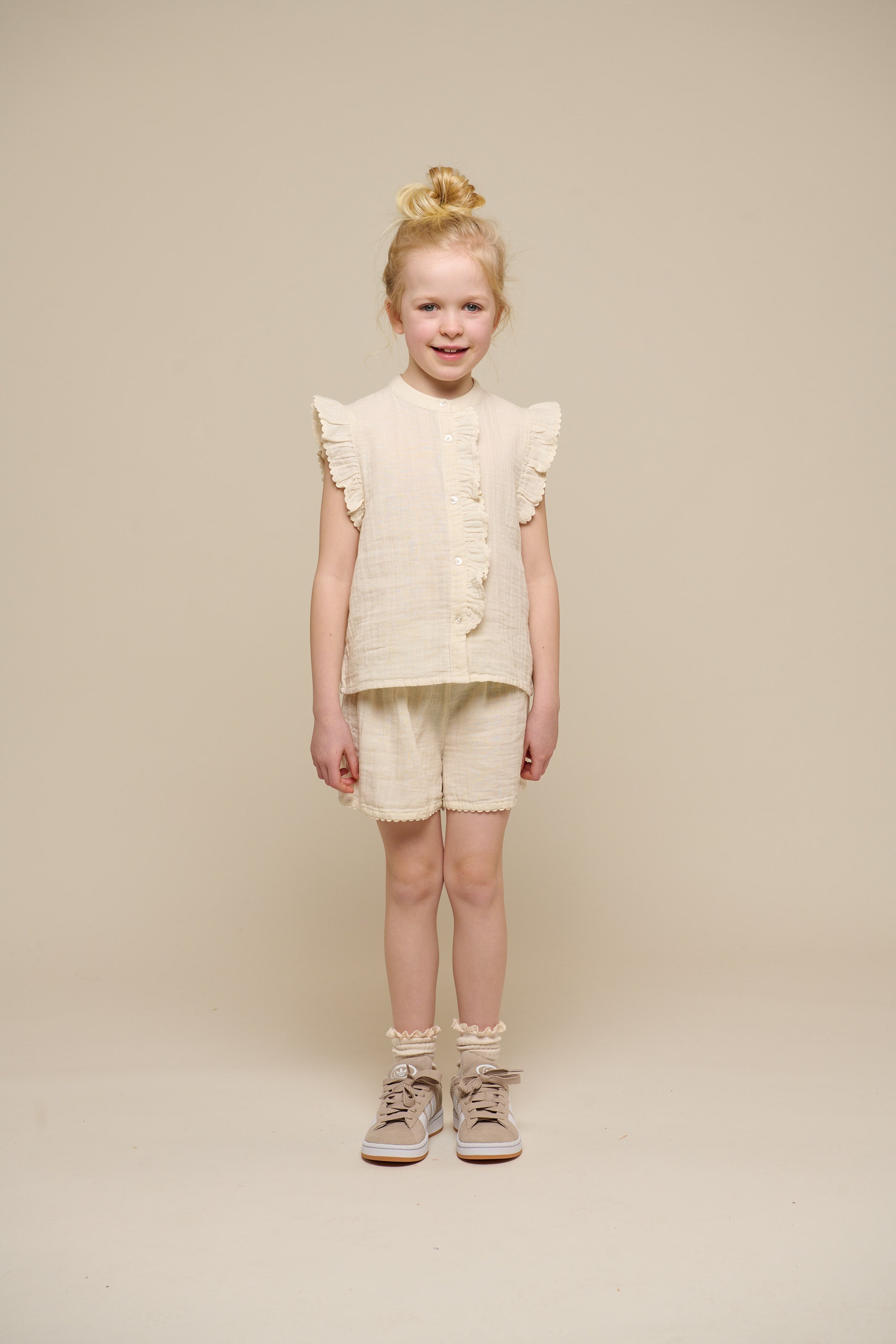 Shorts i musselin - Tween - Off White | 100925 Jasmine