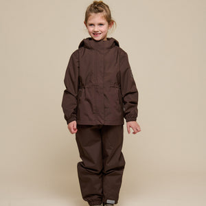 Skaljakke med snøre - Tween - Chocolate | 100498 Lucy