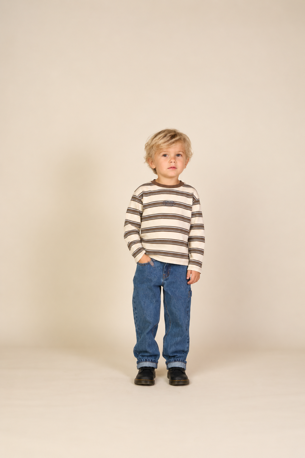 Carpenter jeans med løs pasform Kids - Blue | 101646 Titus