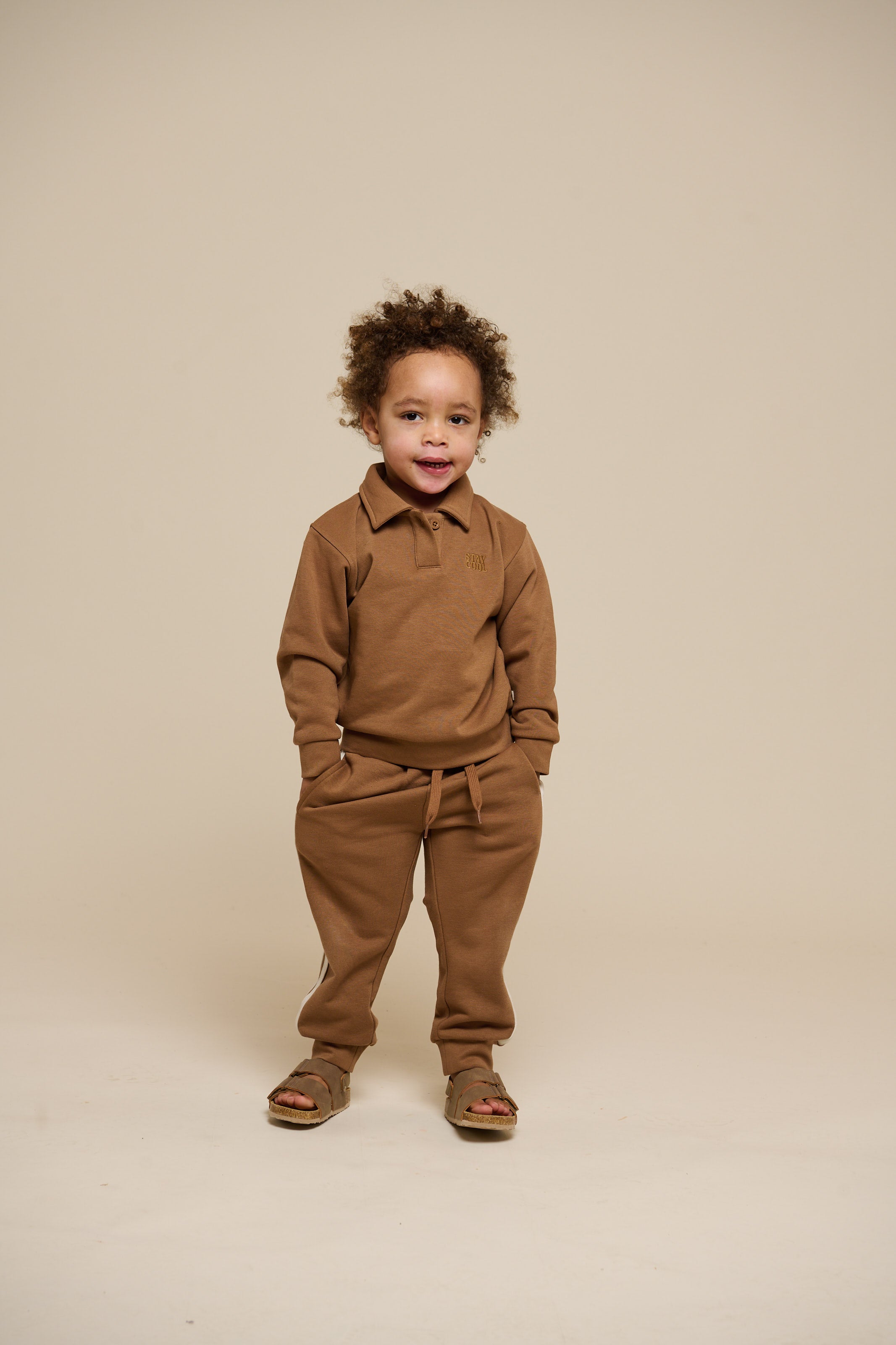 Sweatpants med kontrast bånd - Kids - Coconut | 101259 Carter