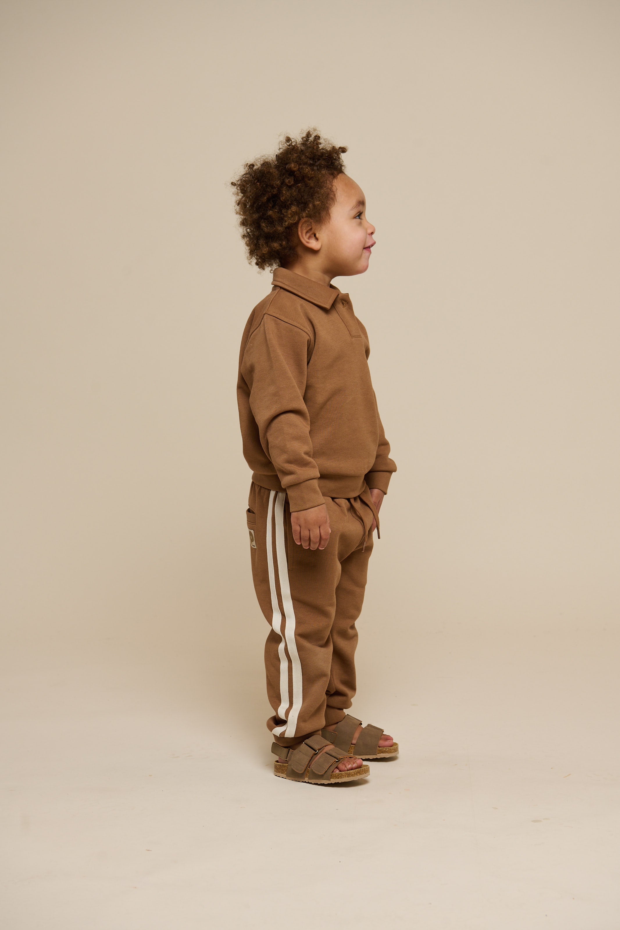Sweatpants med kontrast bånd - Kids - Coconut | 101259 Carter
