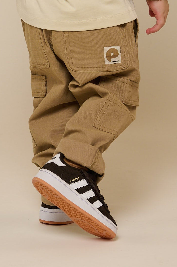 Canvasbukser - Kids - Khaki | 101132 Isack
