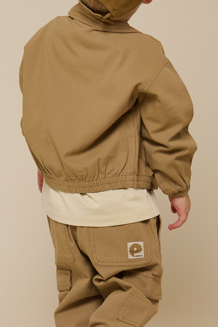 Canvas bomberjakke - Kids - Khaki | 101136 Isack