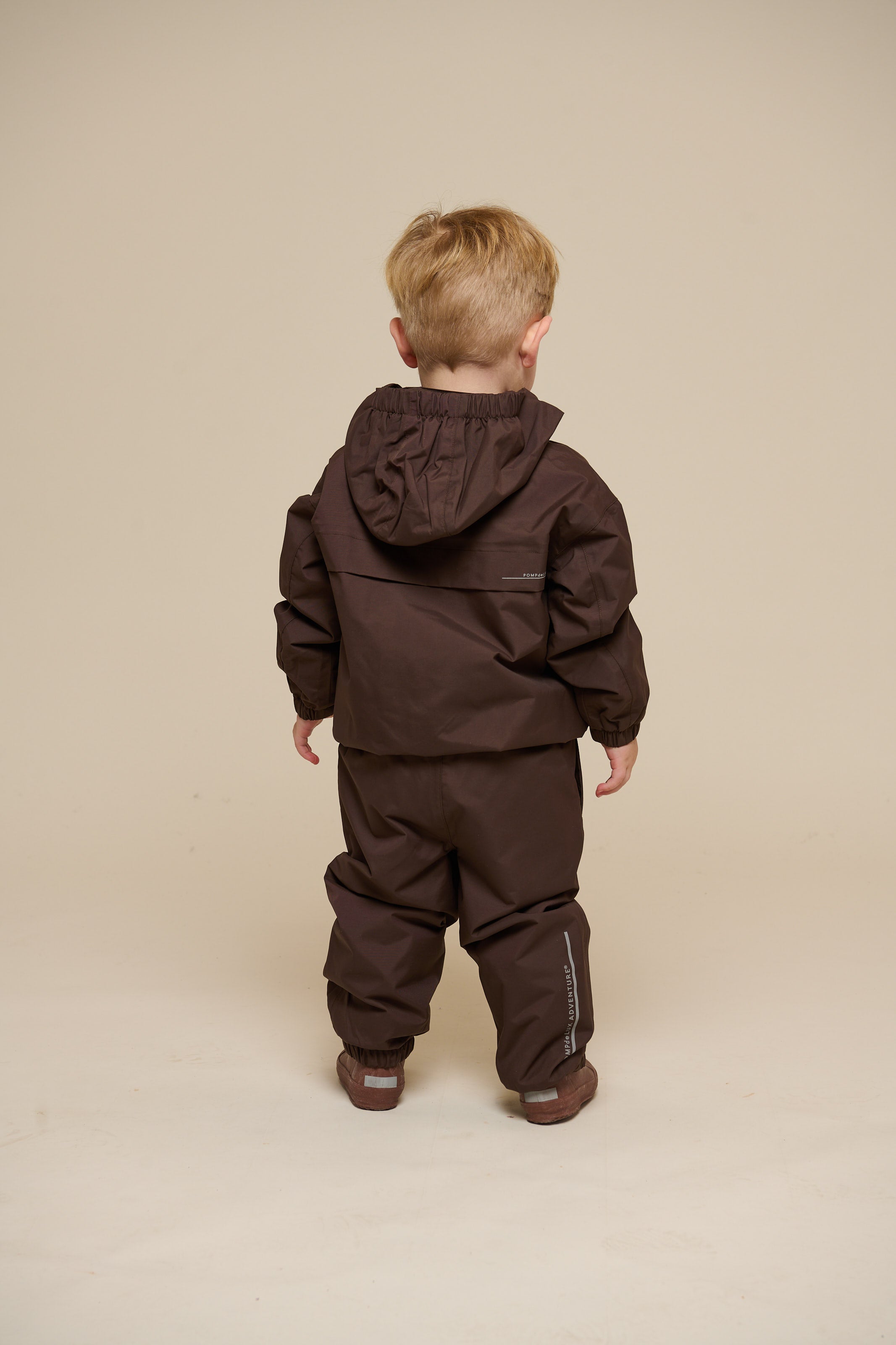 Skaljakke med påsyet lomme - Kids - Chocolate | 100499 Luke