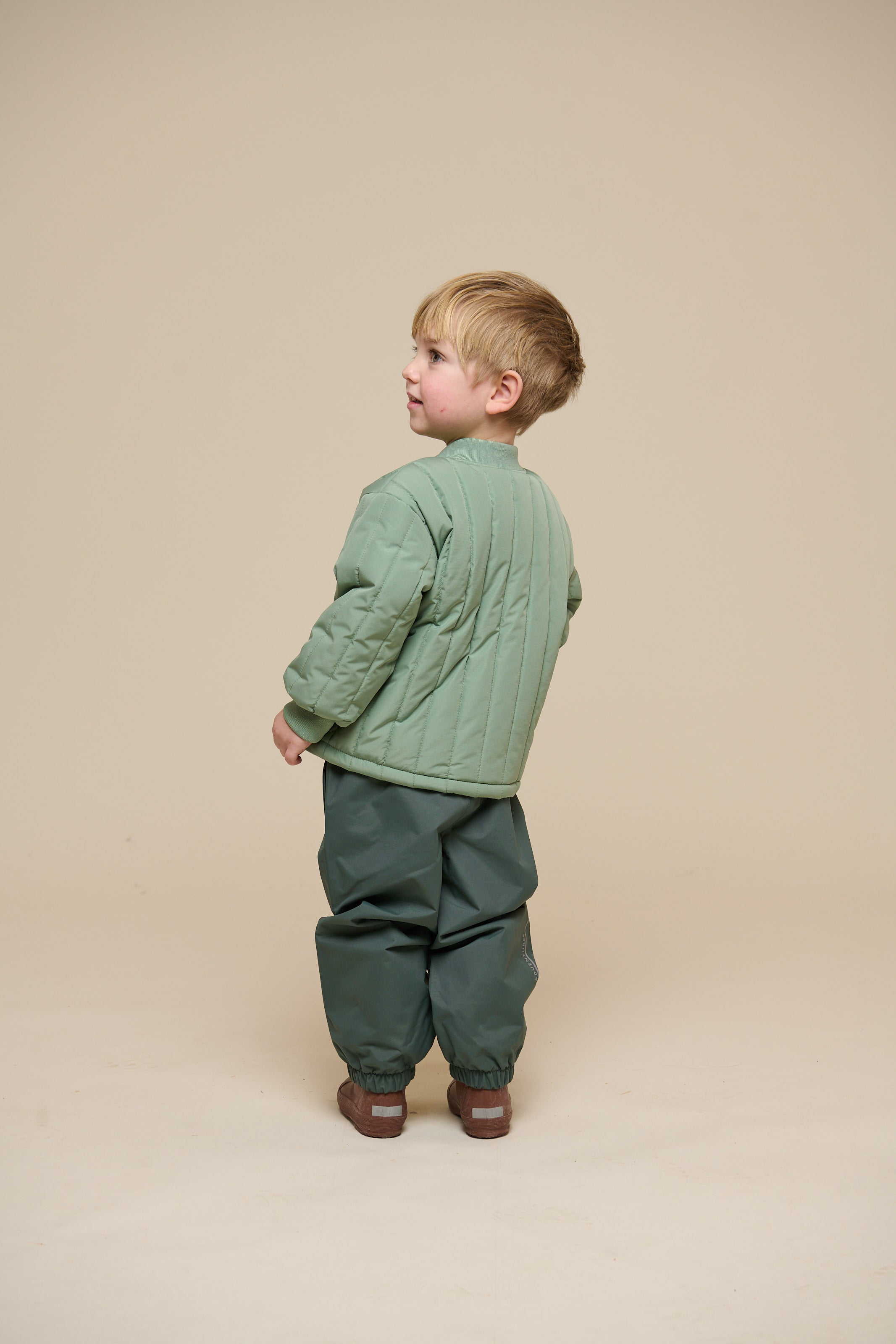 Thermo Tech jakke - Kids - Dusty Green | 101112 Athur