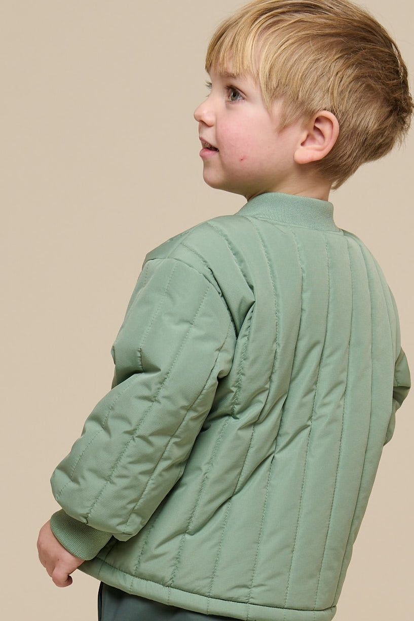 Thermo Tech jakke - Kids - Dusty Green | 101112 Athur